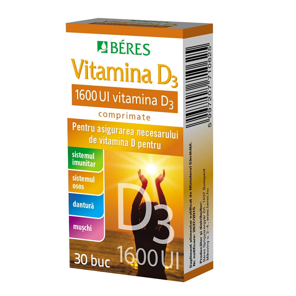 Vitamina D Ui Comprimate Beres Erconshop