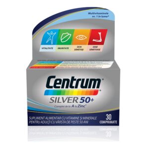 Centrum de la A la Z Silver 50+, 30 comprimate, Gsk