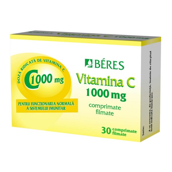 Vitamina C 1000mg, 30 comprimate, Beres