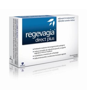 Regevagia direct plus,10 comprimate vaginale, Aflofarm