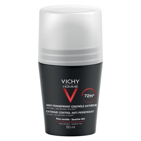 VICHY HOMME DEO ROLL-ON CONTROL EXTREM EFICACITATE 72H 50ML