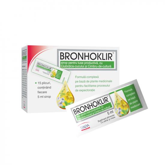 BRONHOKLIR SIROP TUSE PRODUCTIVA 5ML CTX15 PL