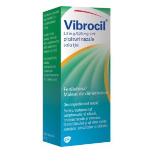 Vibrocil picaturi nazale, 15ml, Gsk