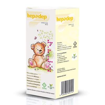 Picaturi orale Hepadep, 50 ml, Dr. Phyto