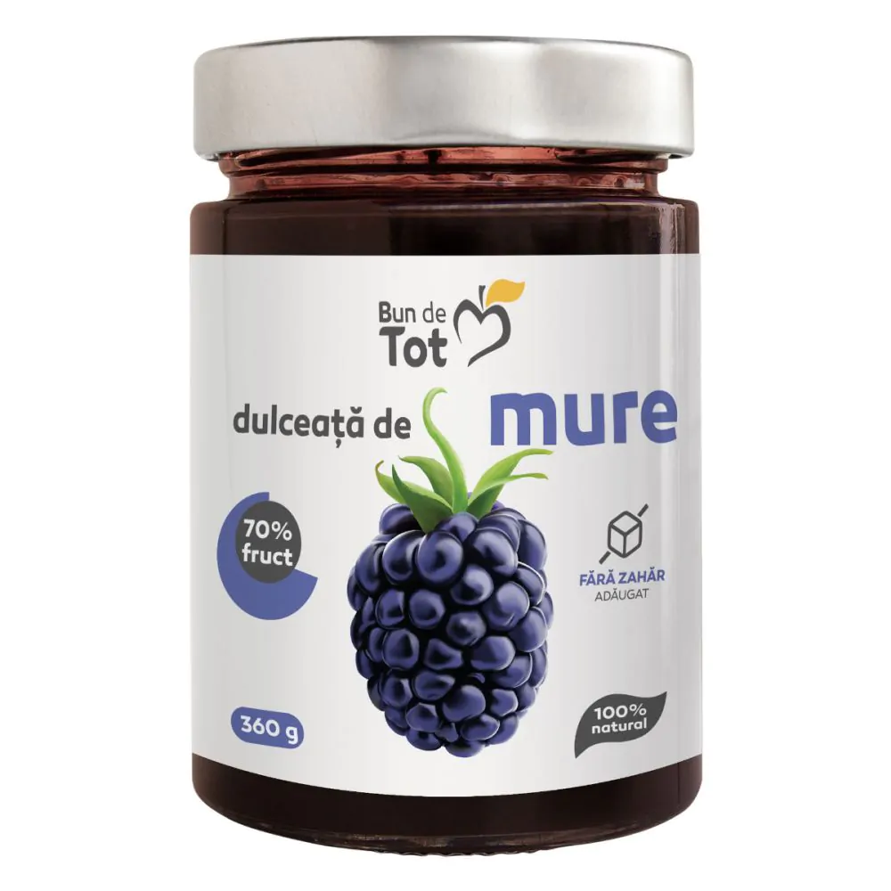 Dulceata de mure fara zahar, Bun de Tot, Dacia Plant