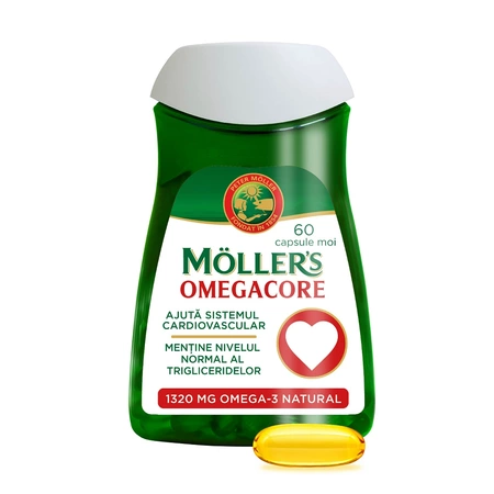 Omegacore, 60 capsule moi, Moller’s