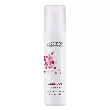 Lotiune tonica matifianta Acne Out, 60 ml, Biotrade