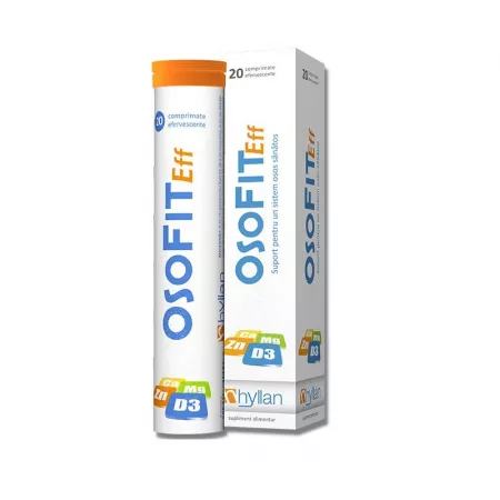 Osofit Eff, 20 comprimate efervescente, Hyllan Pharma