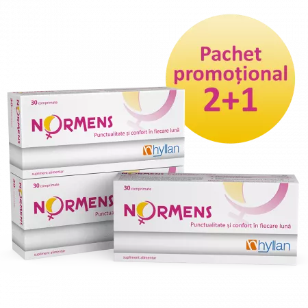 Pachet Promo Normens (2 + 1), 30 comprimate, Hyllan