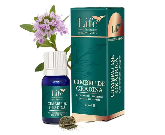 Ulei Esential Integral de Cimbru de Gradina,10ml, BIONOVATIV